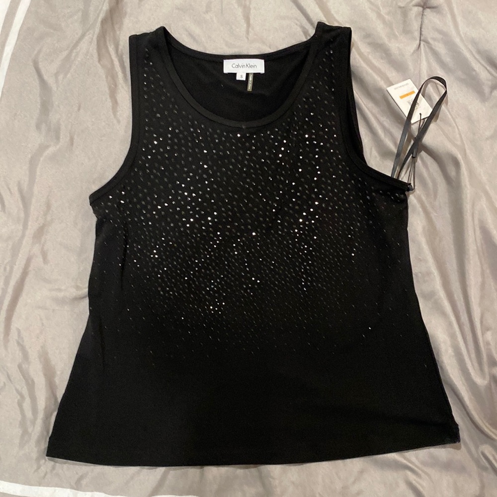 Calvin Klein black tank top size s